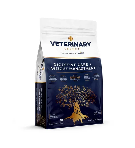 8.5 Lb Veterinary Select Digestive Care & Weight Management Dog Food - Healing/First Aid